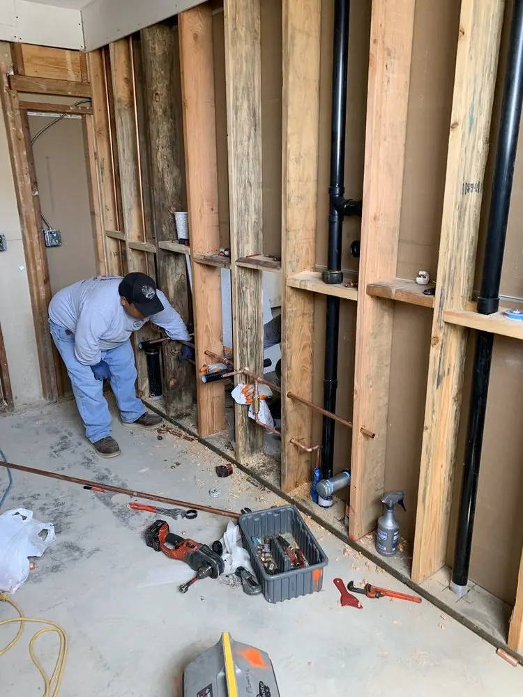 Commercial rough-in plumbing for Trenchless Sewer Repair in George Mason